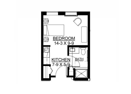 Rose Senior Living Carmel Albertson Floor Plan