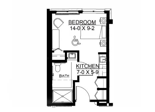 Rose Senior Living Carmel Allman Floor Plan