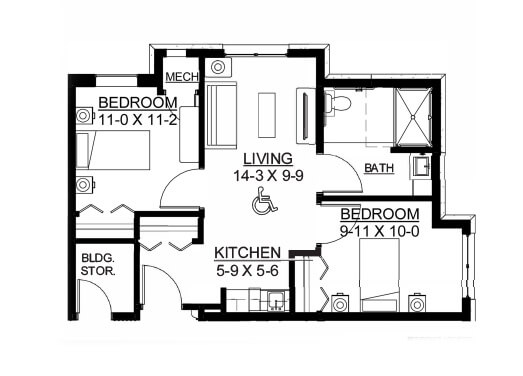 Rose Senior Living Carmel Cooper Floor Plan