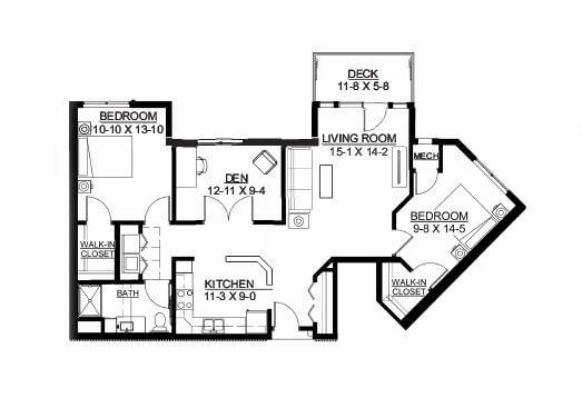 Rose Senior Living Carmel Tucker Floor Plan